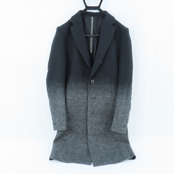 実際に弊社で買取させて頂いたKAZUYUKI KUMAGAI ATTACHMENT/カズユキクガマイ アタッチメント ウール チェスターコート/1
