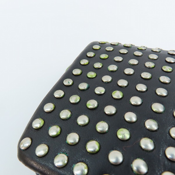 実際に弊社で買取させて頂いたHYSTERIC GLAMOUR/ヒステリックグラマー スタッズ 二つ折り財布の画像 8枚目