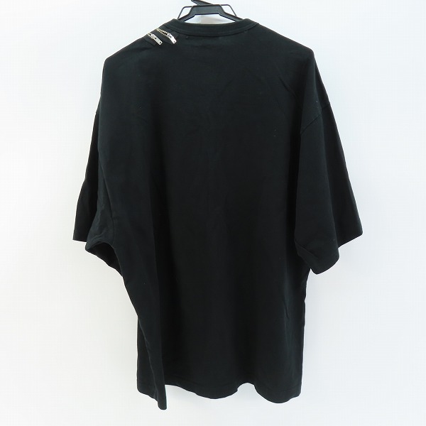 実際に弊社で買取させて頂いたUNDERCOVER/アンダーカバー 23SS 衿2連ZIP半袖 PKTEE/ポケット Tシャツ ブラック UC1C4801/2の画像 1枚目