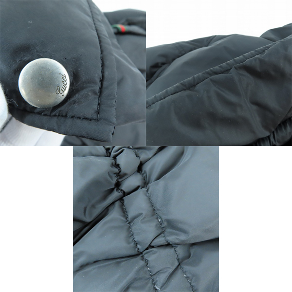 実際に弊社で買取させて頂いた【JPタグ】GUCCI/グッチ ダウンジャケット/ブルゾン 183679 Z9687/52の画像 8枚目