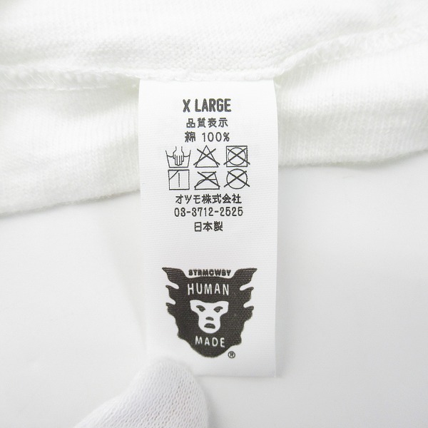 実際に弊社で買取させて頂いたHUMAN MADE × WTAPS/ヒューマンメイド × ダブルタップス  トランプTシャツ XLの画像 4枚目