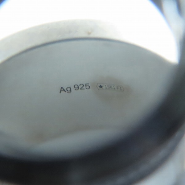 実際に弊社で買取させて頂いたGUCCI×adidas/グッチ×アディダス エングレービングリング 14 /13号の画像 5枚目