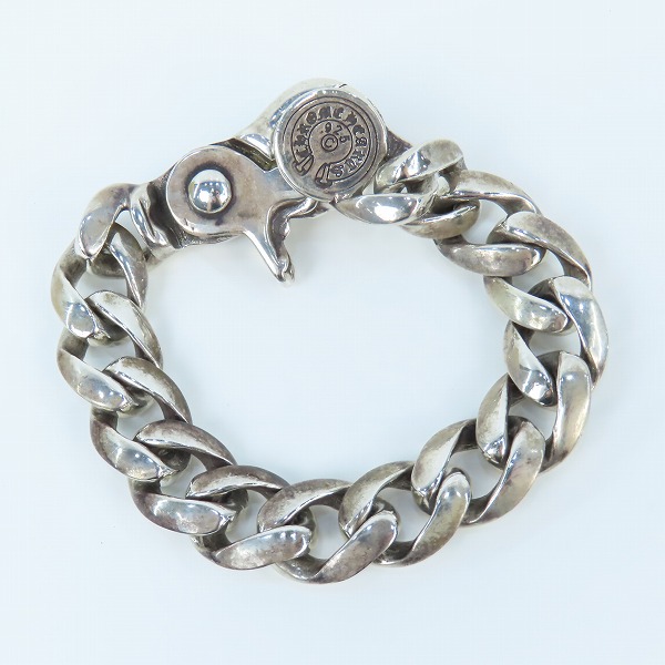 実際に弊社で買取させて頂いたCHROME HEARTS/クロムハーツ クラシックチェーン クリップ ブレスレット 13リンクの画像 2枚目