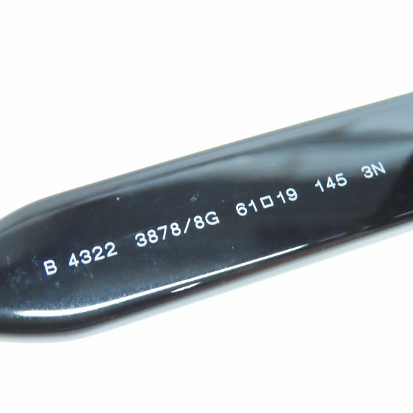 実際に弊社で買取させて頂いたBURBERRY/バーバリー サングラス アイウェア B4322 3878/8Gの画像 7枚目