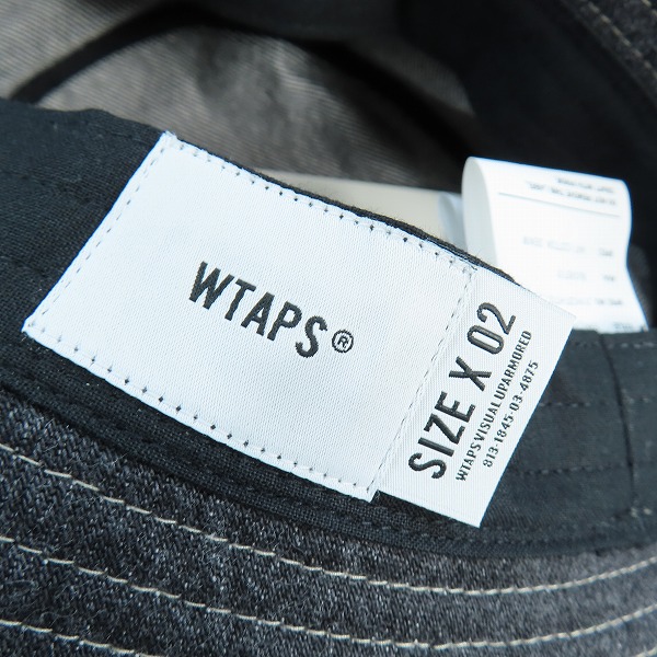 実際に弊社で買取させて頂いたWTAPS/ダブルタップス 21SS BUCKET 01/HAT/ COTTON. DENIM.バケットハット /02の画像 5枚目
