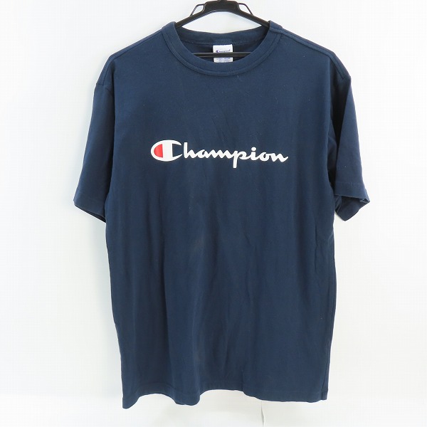 実際に弊社で買取させて頂いたChampion/チャンピオン スクリプトロゴプリント ショートスリーブTシャツ/C3-P302/XL