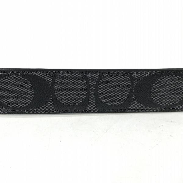 実際に弊社で買取させて頂いたCOACH/コーチ レザー ベルト リバーシブル CQ016/50の画像 6枚目