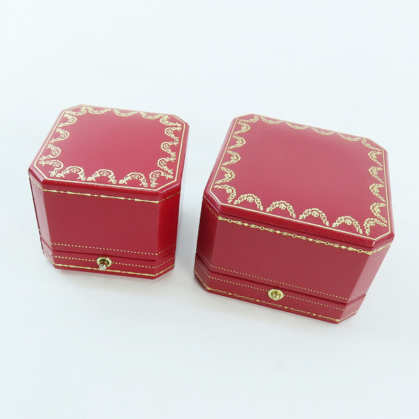 実際に弊社で買取させて頂いたCartier/カルティエ ジュエリーケース/空箱/ 2点セット