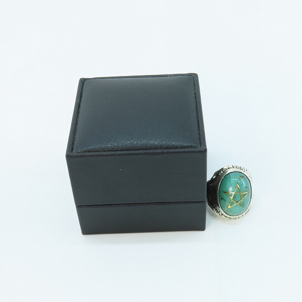 実際に弊社で買取させて頂いたALEX STREETER エンジェルハートリング スプリングリミテッド ターコイズ 18K リバイバルスター/14.5号の画像 7枚目