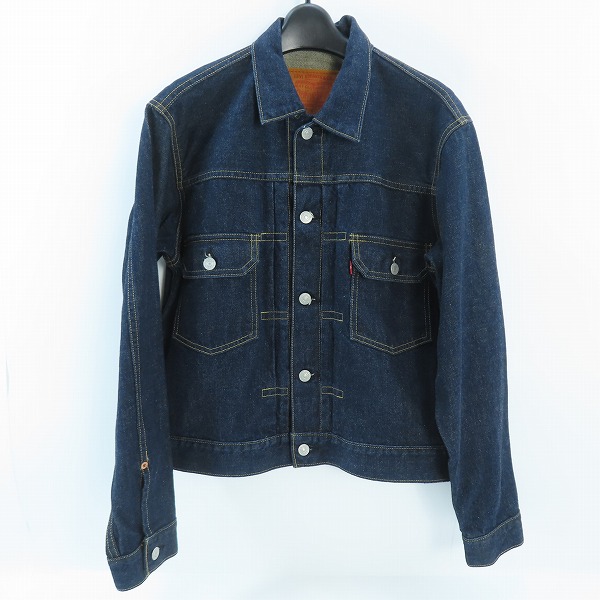 実際に弊社で買取させて頂いたLEVIS/リーバイス 71507XX/J02刻印/ビッグE デニムジャケット/Gジャン/38