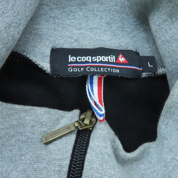 実際に弊社で買取させて頂いたle coq sportif/ルコックスポルティフ ゴルフ ジップアップトラックジャケット/Lの画像 2枚目