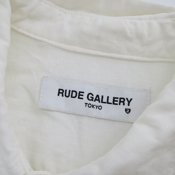 実際に弊社で買取させて頂いたRUDE GALLERY/ルードギャラリー 16SS THE BLACK RUDE OVER DUB ロング シャツ/2の画像 2枚目
