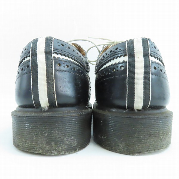 実際に弊社で買取させて頂いたDr.Martens/ドクターマーチン BROGUE SHOE BLACK&WHITE ウィングチップ シューズ/UK7の画像 1枚目