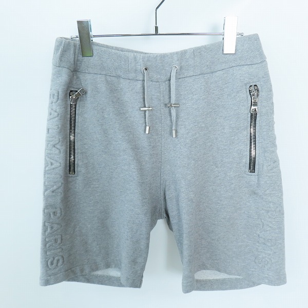 実際に弊社で買取させて頂いたBALMAIN/バルマン ロゴ スウェット ハーフパンツ/ショートパンツ/M