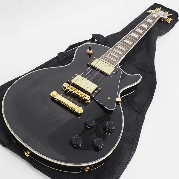 実際に弊社で買取させて頂いた★Blitz By Aria Pro Ⅱ/ブリッツ レスポール カスタムType セットネック エレキギター ソフトケース付