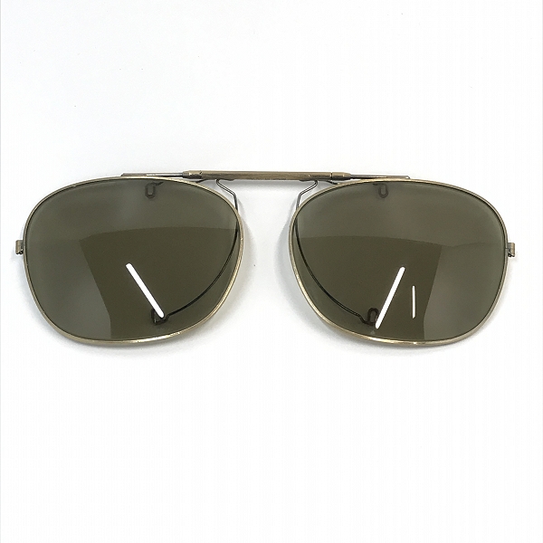 実際に弊社で買取させて頂いた白山眼鏡店/ハクサンガンキョウテン クリップオン サングラス レンズ/フレームゴールド系