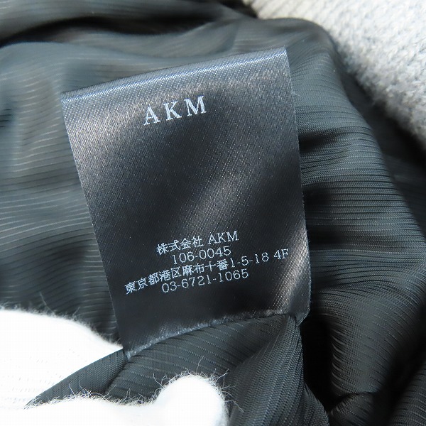 実際に弊社で買取させて頂いたAKM/エイケイエム WARP SKI DOWNラップスキーダウン 中綿入り ジップアップ ジャケット B330/XLの画像 6枚目