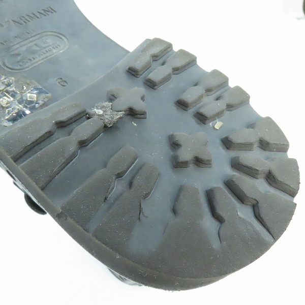 実際に弊社で買取させて頂いたEMPORIO ARMANI/エンポリオアルマーニ パンチングレザー ブーツ 6の画像 9枚目