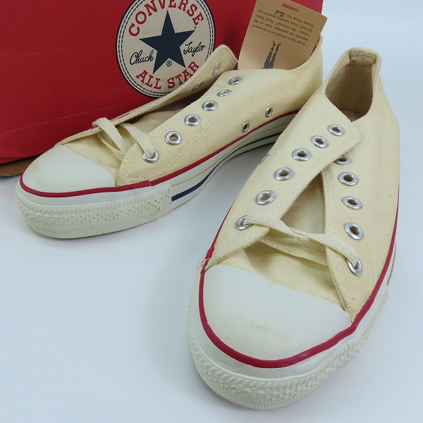 実際に弊社で買取させて頂いたCONVERSE/コンバース USA製 90年代製 ヴィンテージ CANVAS ALL STARオールスター M9165/8