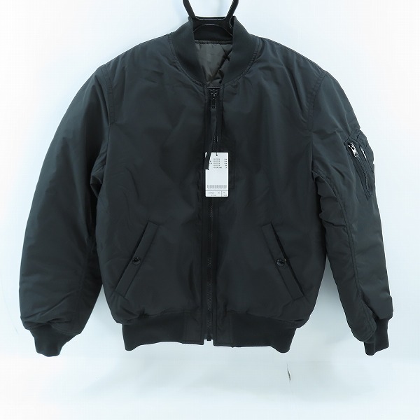 実際に弊社で買取させて頂いた【未使用】Schott/ショット リバーシブル MA-1 フライトジャケット ブラック 3192073/M