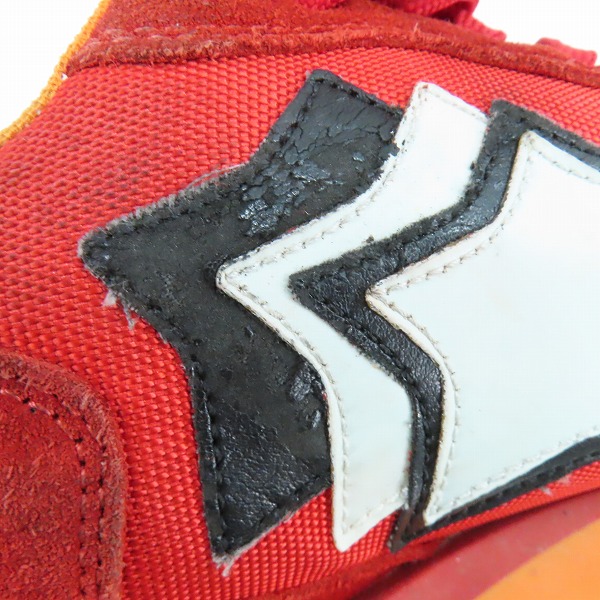 実際に弊社で買取させて頂いたATLANTIC STARS/アトランティックスターズ ANTARES/アンタレス レッド スニーカー/40の画像 8枚目