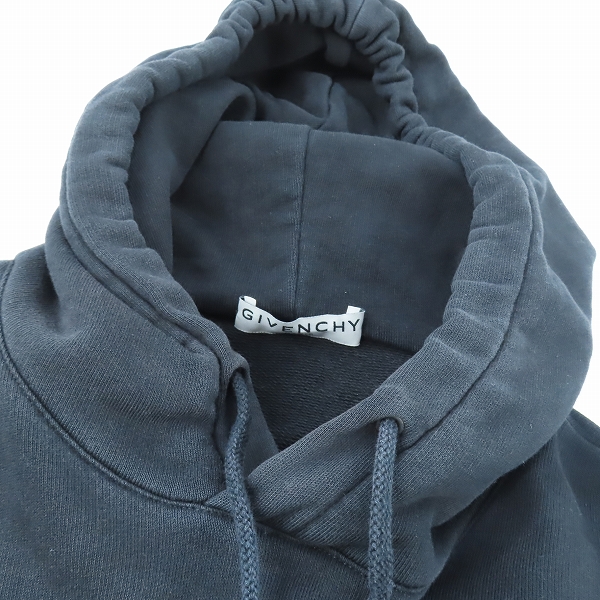 実際に弊社で買取させて頂いた【JPタグ】GIVENCHY/ジバンシィ 20AW Infinity Logo Cotton Hoodie ロゴプリント プルオーバーパーカー BMJ07F30AF/Lの画像 7枚目