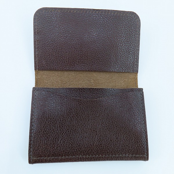 実際に弊社で買取させて頂いたIL BISONTE/イルビゾンテ レザー カードケース/名刺入れ/パスケースの画像 4枚目