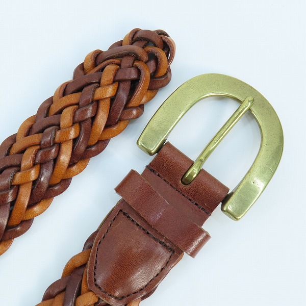 実際に弊社で買取させて頂いたNO ID./ノーアイディー レザーメッシュベルト の画像 1枚目