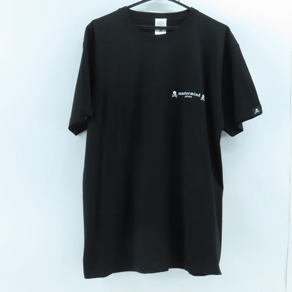実際に弊社で買取させて頂いたmastermind JAPAN/マスターマインド FINAL COUNT DOWN/ファイナルカウントダウン チェック柄LOVE Tシャツ/Lの画像 1枚目