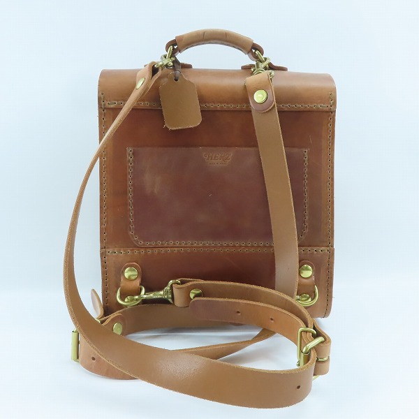 実際に弊社で買取させて頂いた HERZ/ヘルツ パルガミニリュック レザー ブラウン系の画像 1枚目