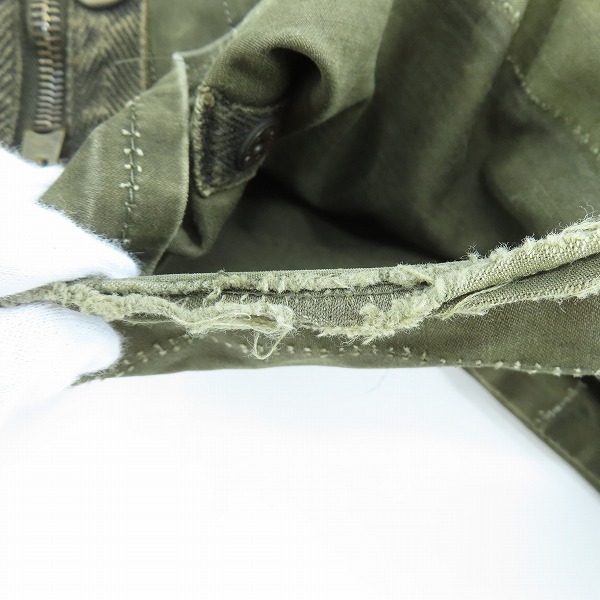 実際に弊社で買取させて頂いたkiminori morishita/キミノリモリシタ ビーズ装飾 裾ジップ カーゴパンツ 7717304-1 5/48の画像 9枚目