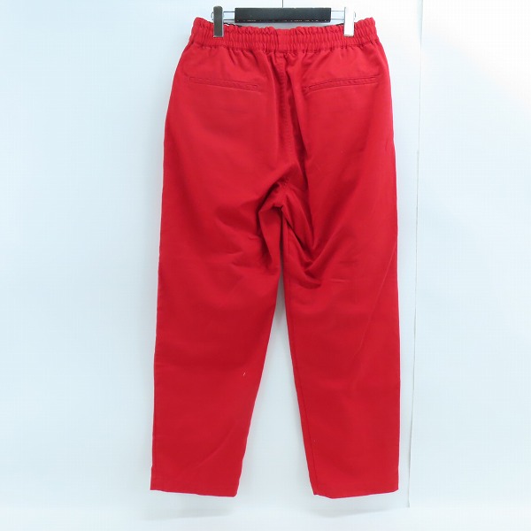 実際に弊社で買取させて頂いたdickies/ディッキーズ ムラサキスポーツ別注 ダブルニーシェフパンツ カラーパンツ レッド 14764500/Mの画像 1枚目