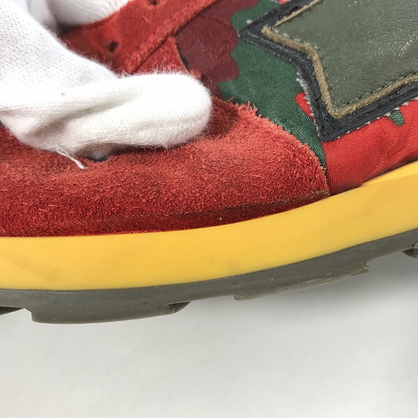 実際に弊社で買取させて頂いたAtlantic STARS/アトランティックスターズ SIRIUS/シリウス カモフラ柄 スニーカー FRV-24N/41の画像 7枚目