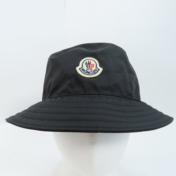 実際に弊社で買取させて頂いた【JPタグ】MONCLER/モンクレール ナイロン ハット バケット I10913B00003/Lの画像 1枚目