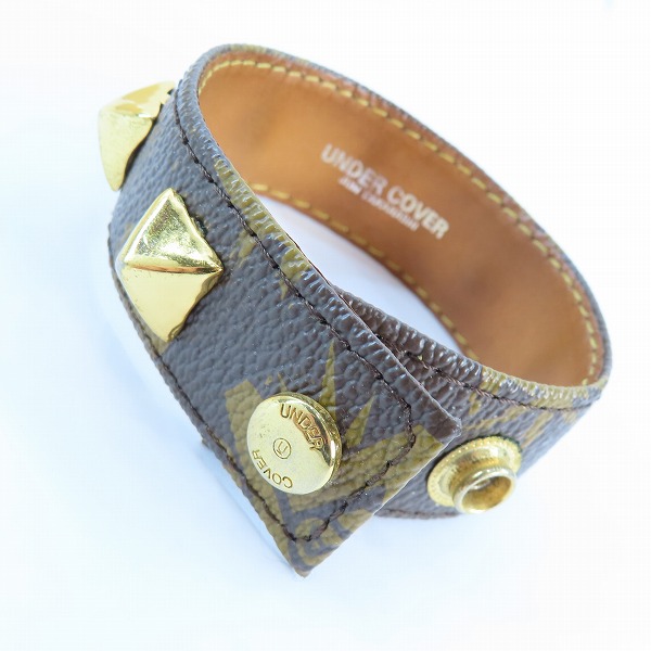 実際に弊社で買取させて頂いたUNDERCOVER/アンダーカバー レザー スタッズ バングル