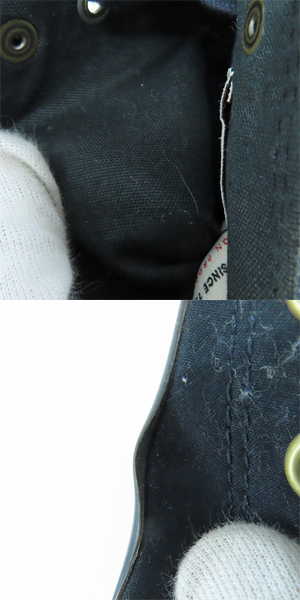 実際に弊社で買取させて頂いたCONVERSE×Nigel Cabourn/コンバース×ナイジェルケーボン ALL STAR/オールスター スニーカー N-C HI 1C1405/27の画像 7枚目