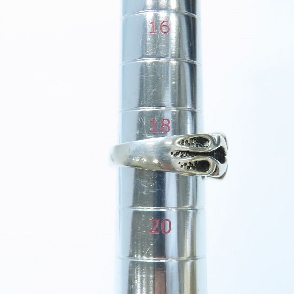 実際に弊社で買取させて頂いたLEATHERS AND TREASURES/レザーズ＆トレジャーズ Chevron Ring/シェブロンリング 18.5-19号の画像 9枚目