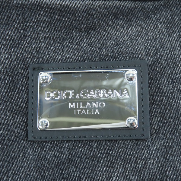 実際に弊社で買取させて頂いたDOLCE&GABBANA/ドルチェ&ガッバーナ DG グラフィティ デニム ジャケット G9VZ8D/G8GV8/44の画像 7枚目