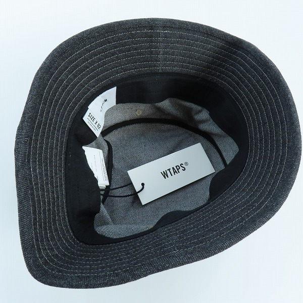実際に弊社で買取させて頂いたWTAPS/ダブルタップス 21SS BUCKET 01/HAT/ COTTON. DENIM.バケットハット /02の画像 4枚目