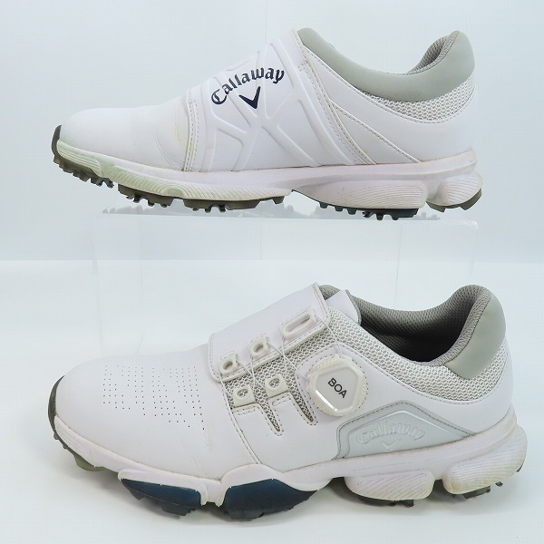 実際に弊社で買取させて頂いたCallaway/キャロウェイ HYPER CHEV BOA 18/ハイパーシェブボア ゴルフシューズ 247-8983501/26の画像 3枚目