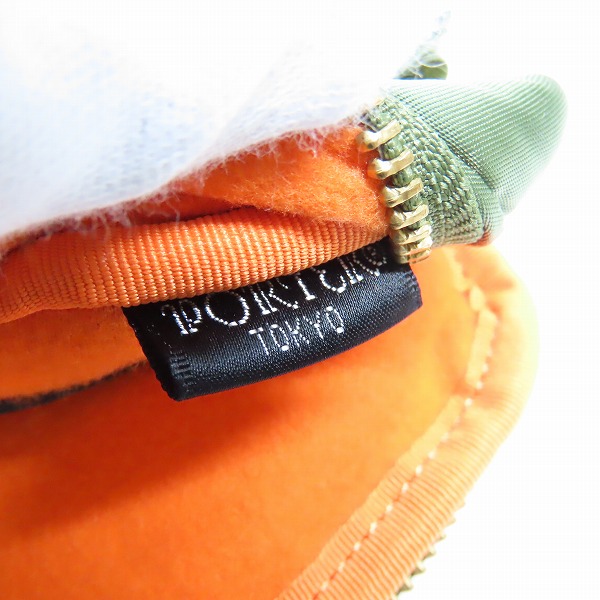 実際に弊社で買取させて頂いた(2)PORTER/ポーター TANKER/タンカー ポーチ カーキの画像 4枚目