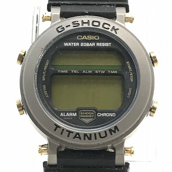 実際に弊社で買取させて頂いた【ジャンク/動作未確認】G-SHOCK/Gショック TITANIUM チタニウム デジタル 腕時計 初代 MR-G/MRG-1