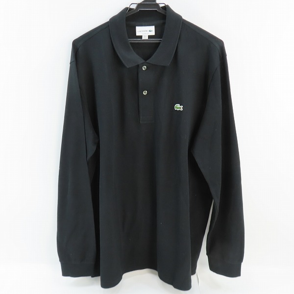 実際に弊社で買取させて頂いたLACOSTE/ラコステ 長袖ポロシャツ  L1312LJ/ブラック/6