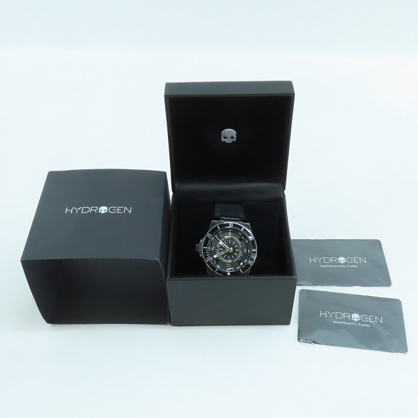 実際に弊社で買取させて頂いたHYDROGEN/ハイドロゲン SPORTIVO 自動巻き 腕時計 HW324202の画像 8枚目