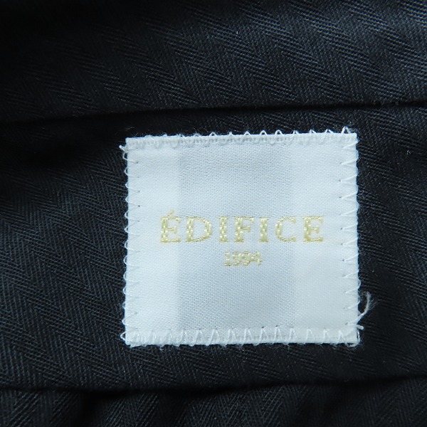 実際に弊社で買取させて頂いたEDIFICE/エディフィス ITravel/tollegno 1900 スラックスパンツ 2点セットの画像 2枚目