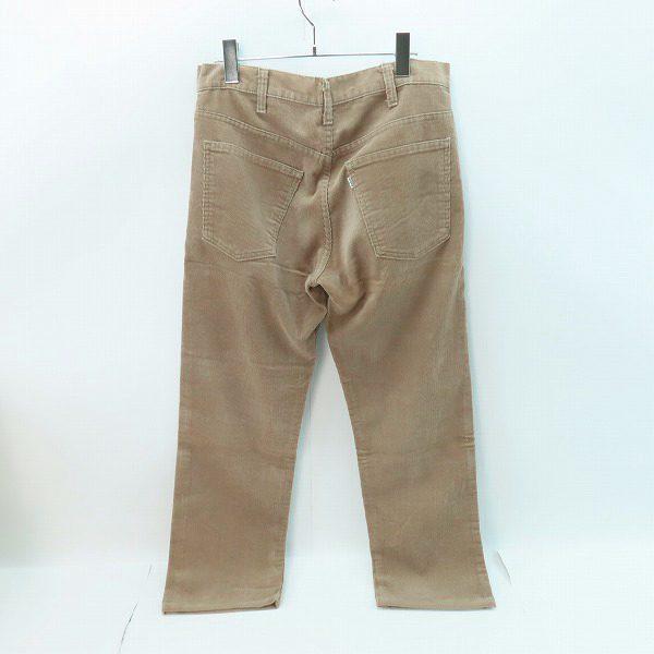 実際に弊社で買取させて頂いたLevis/リーバイス 80s ヴィンテージ 刻印536 白タブ コーデュロイパンツ ベージュ 519-1523 W33 L32の画像 1枚目