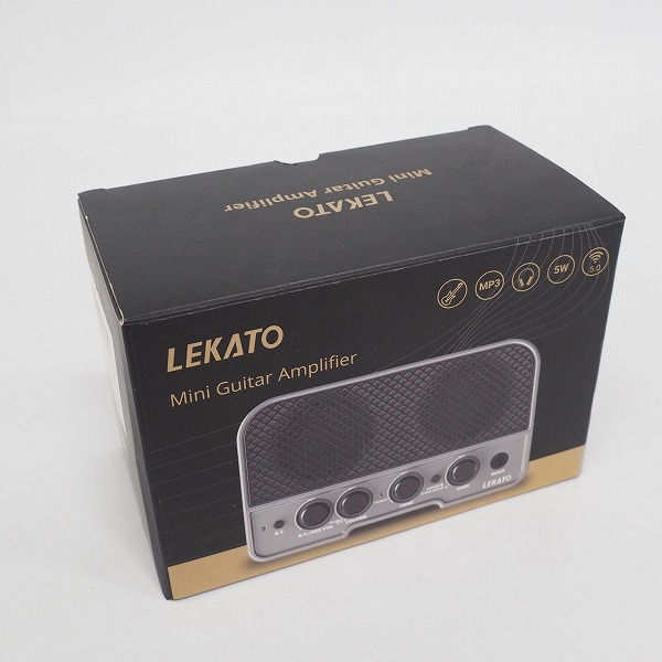 実際に弊社で買取させて頂いた【USBケーブル欠品】LEKATO JA-02 II Bluetooth搭載 5W 充電式ミニギターアンプ/動作確認済の画像 6枚目
