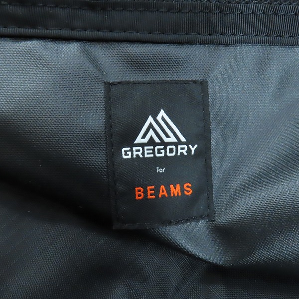 実際に弊社で買取させて頂いたGREGORY×BEAMS BOY/グレゴリー×ビームスボーイ ブラック バックパック/リュックサックの画像 4枚目