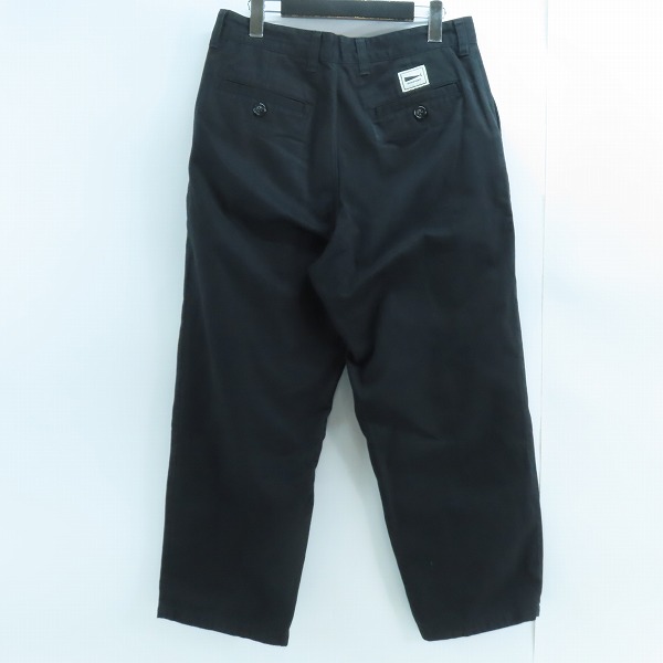 実際に弊社で買取させて頂いたDESCENDANT/ディセンダント DC-3 Wide ワイドパンツ ブラック/2の画像 1枚目