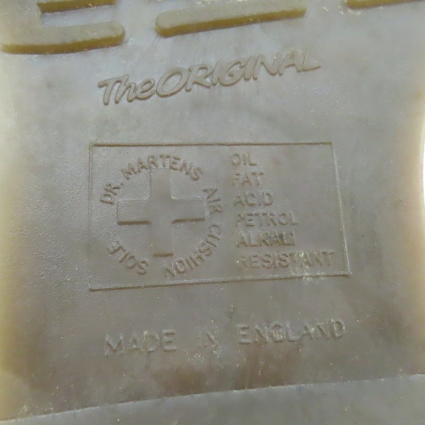 実際に弊社で買取させて頂いたDr.Martens/ドクターマーチン イングランド製/英国製 10ホールブーツ チェリーレッドの画像 6枚目